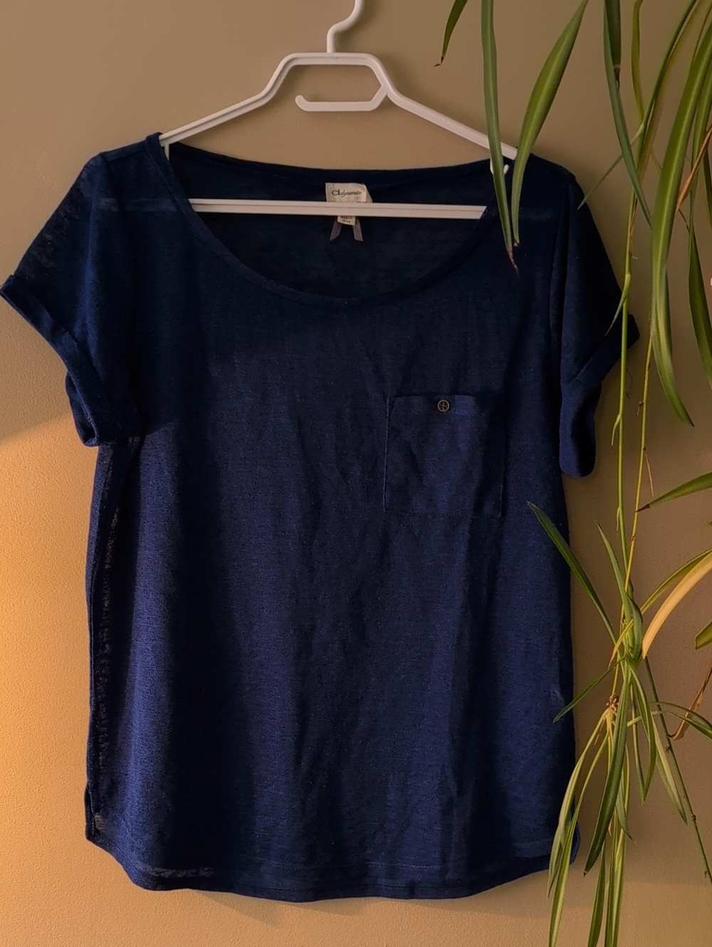 Dynamite Deep Navy Short Sleeve Pocket Tee